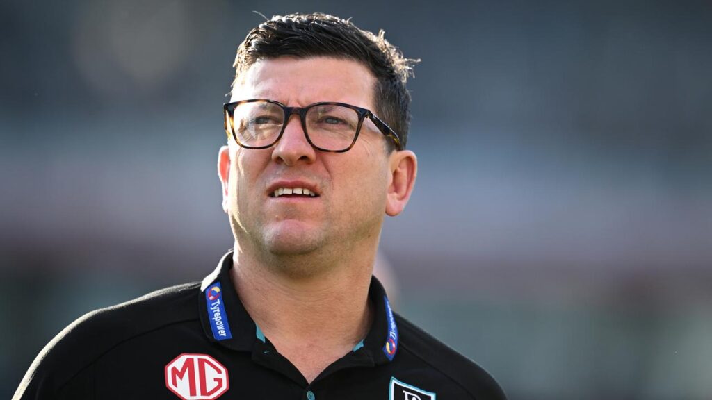 Port Adelaide’s new coach Josh Carr has his sights set on success.
