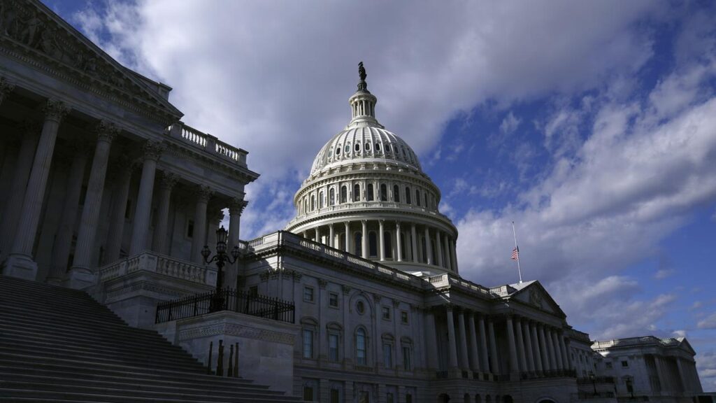 The US House of Representatives is due to vote on a resolution package to end the shutdown.
