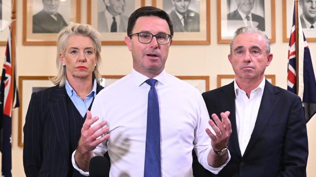 David Littleproud and fellow Nationals will meet following a party vote to walk away from net zero.