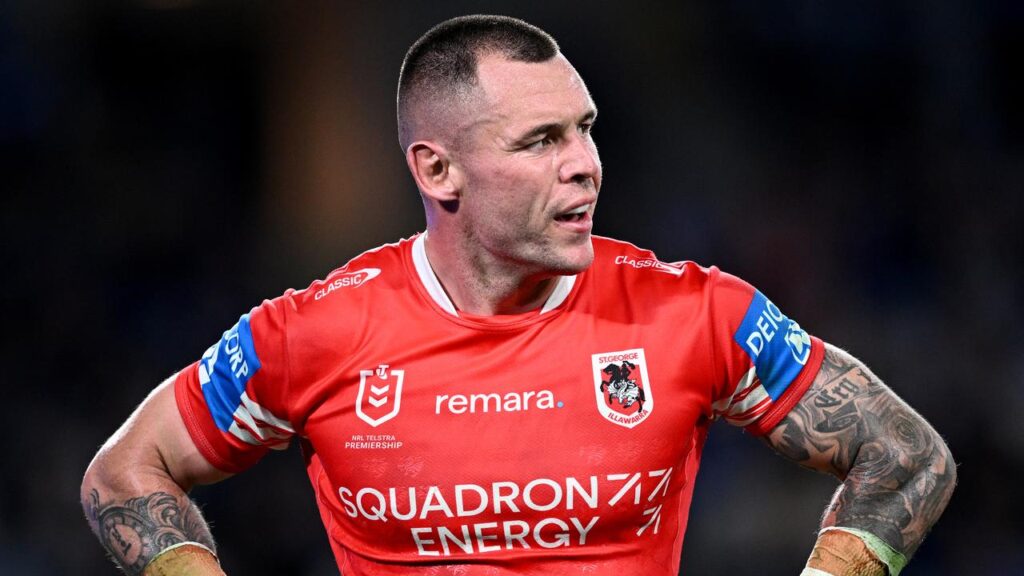 David Klemmer has played his final game for St George Illawarra.
