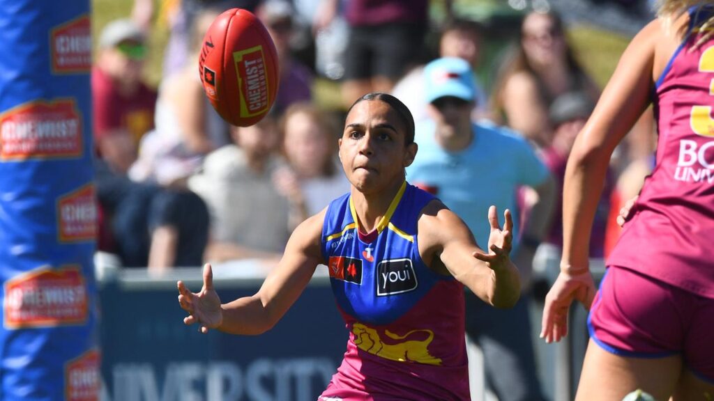 Courtney Hodder is out to make her mark when Brisbane play the Kangaroos in the AFLW grand final. 
