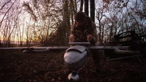Ukraine's army fights to hold Pokrovsk against Russians Ukrainian Patrol Police operates a drone