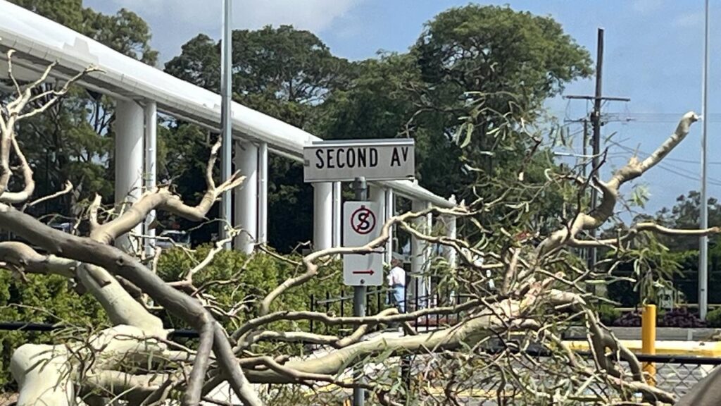 Emergency crews are working to restore power to thousands of homes and businesses.
