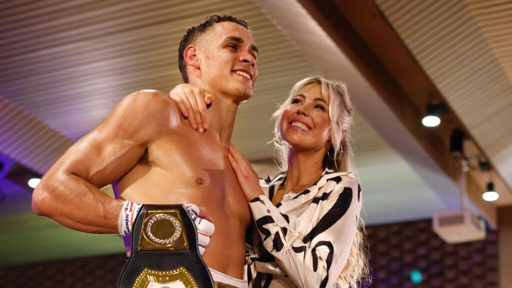 David Nyika and fiancee Lexy Thornberry, who has been diagnosed with head and neck cancer.
