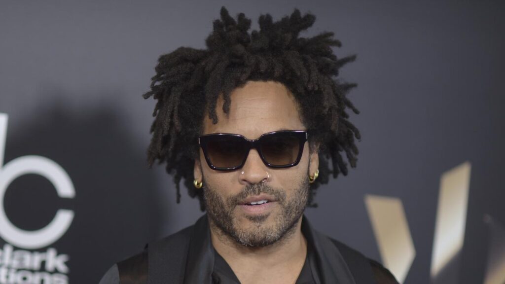 Lenny Kravitz lost four of his signature dreadlocks to a fan in Brisbane.
