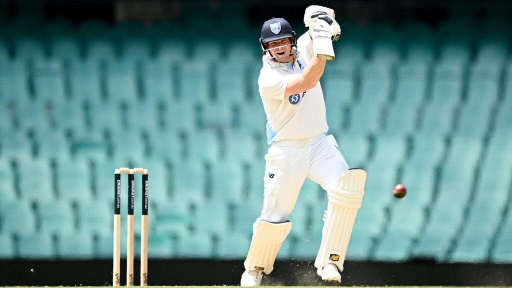 Steve Smith looked most comfortable in his innings of 57 against Victoria at the SCG.
