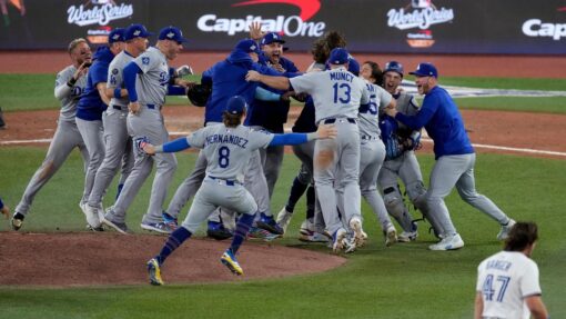 LA Dodgers win back-to-back World Series World Series Dodgers Blue Jays Baseball