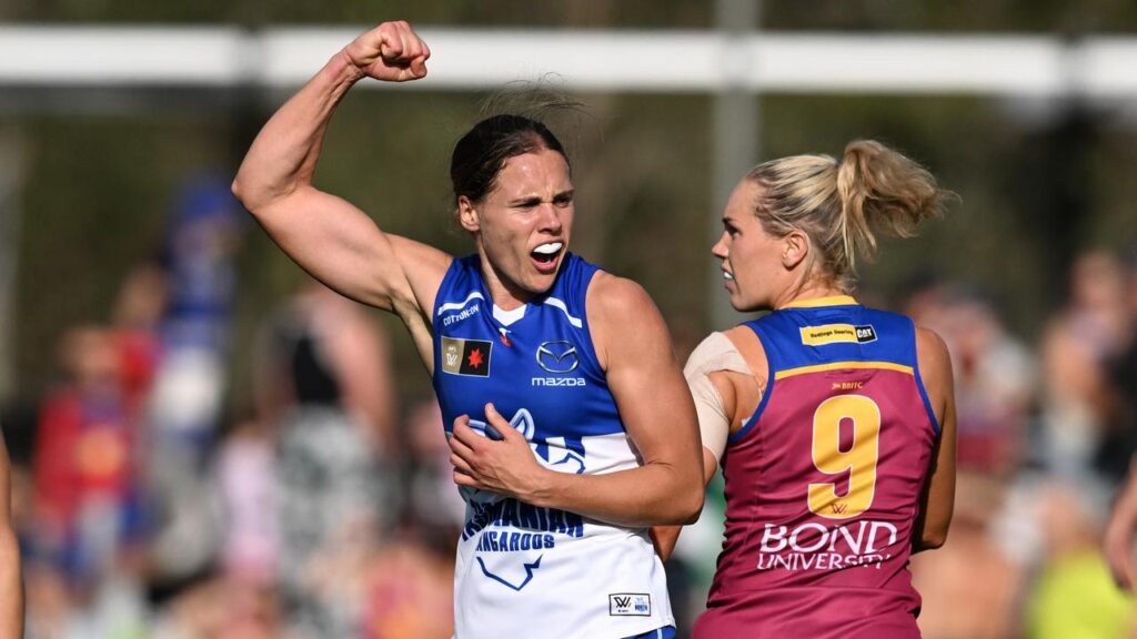 North Melbourne’s Jasmine Garner is out to continue her dominance over Brisbane in the grand final. 
