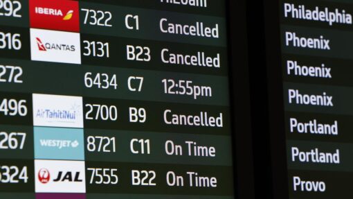 US flight cancellations top 2100 due to shutdown FAA to reduce flights at major airports