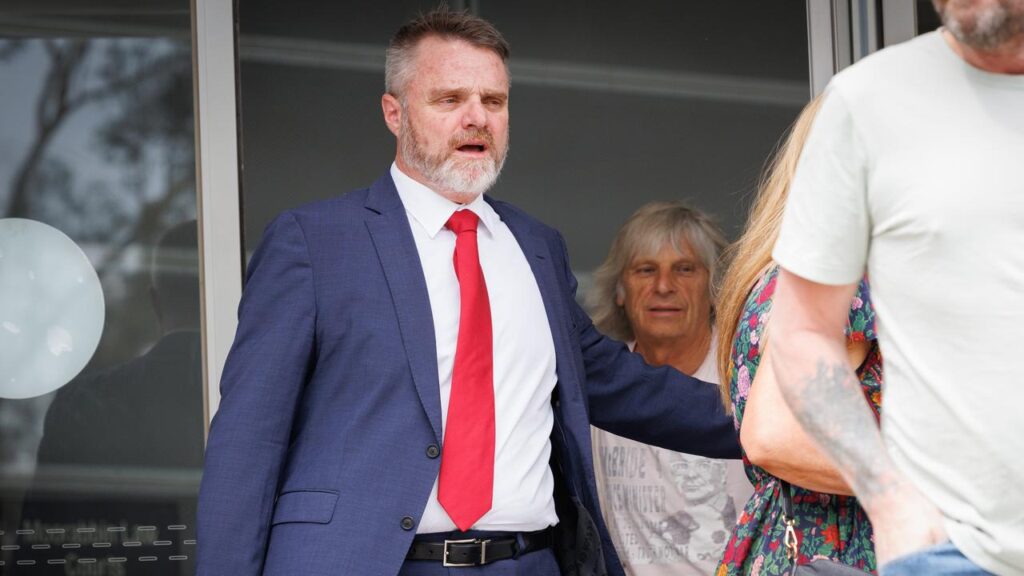 A magistrate has suggested restorative justice to punish Damien Richardson for his Nazi salute.
