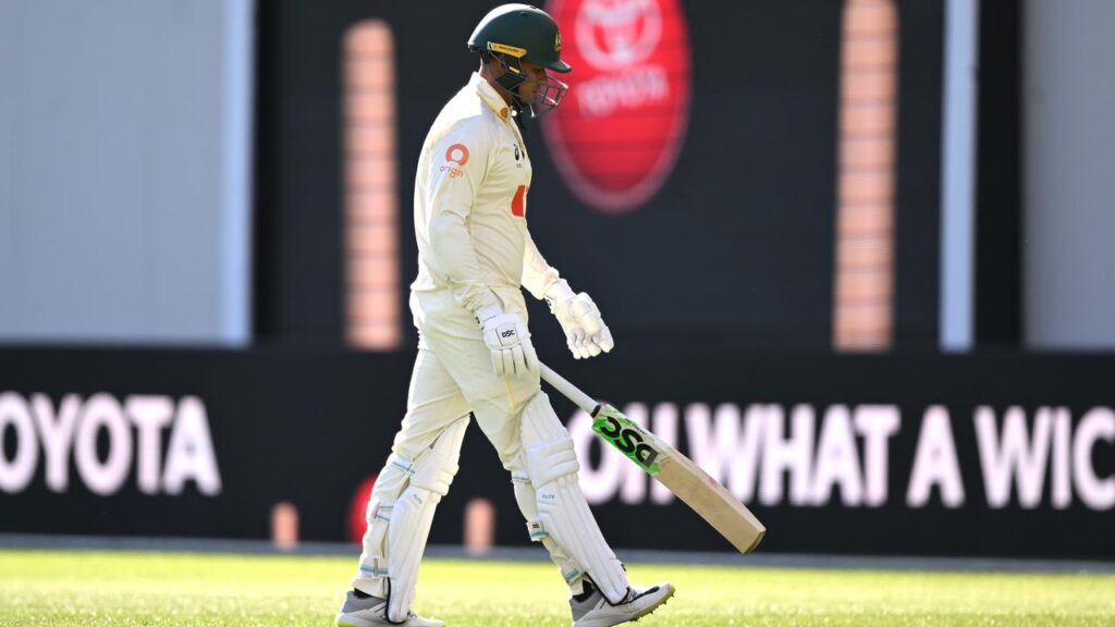 Usman Khawaja’s back trouble has put him out of the second Ashes Test in Brisbane.
