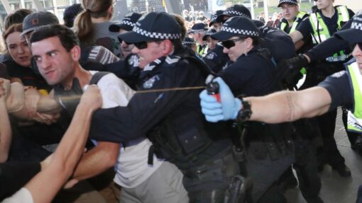 Call to end police OC spray use after landmark finding IMARC PROTEST MELBOURNE