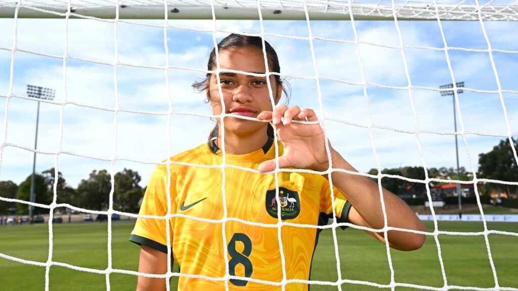 Matildas rising star Grace Kuilamu was injured in Brisbane Roar’s ALW clash with Central Coast.
