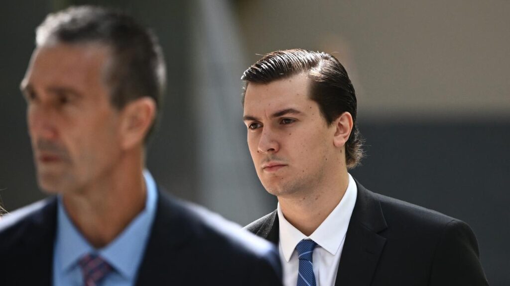 AFL great Stephen Silvagni’s son Tom Silvagni faces sentencing on two counts of rape.
