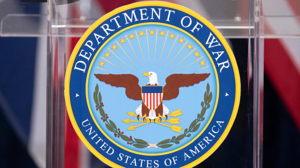 The US military strike in the eastern Pacific was authorised by the Department of War.

