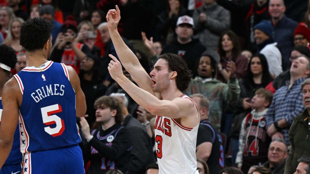 The hot form of Josh Giddey’s Chicago Bulls shows no signs of slowing down.
