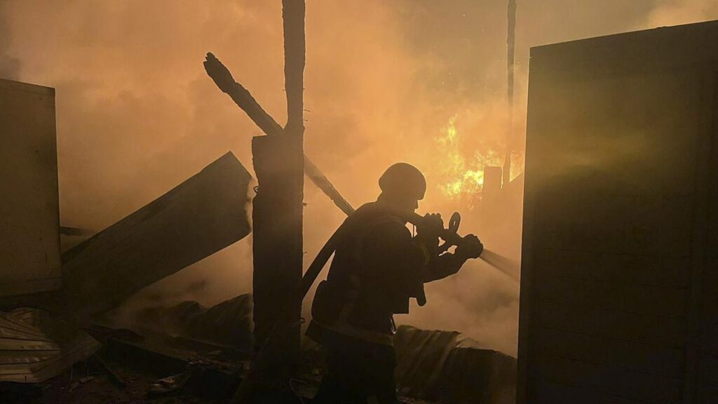 Russia has reportedly used drones and missiles to attack two Ukrainian ports.
