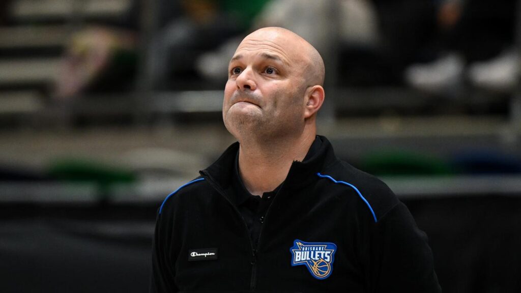 GONE: Brisbane Bullets and coach Stu Lash have parted ways after the club’s 5-13 record this season.
