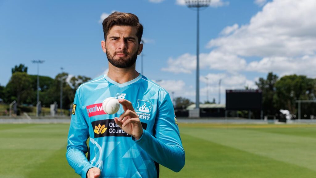 Pakistan ODI skipper Shaheen Afridi will lead the Brisbane Heat attack in this season’s BBL. 
