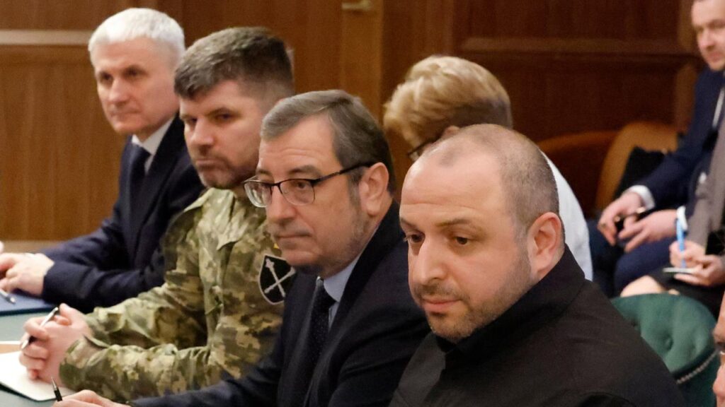 Rustem Umerov is leading the Ukrainian delegation in talks with officials from the United States.
