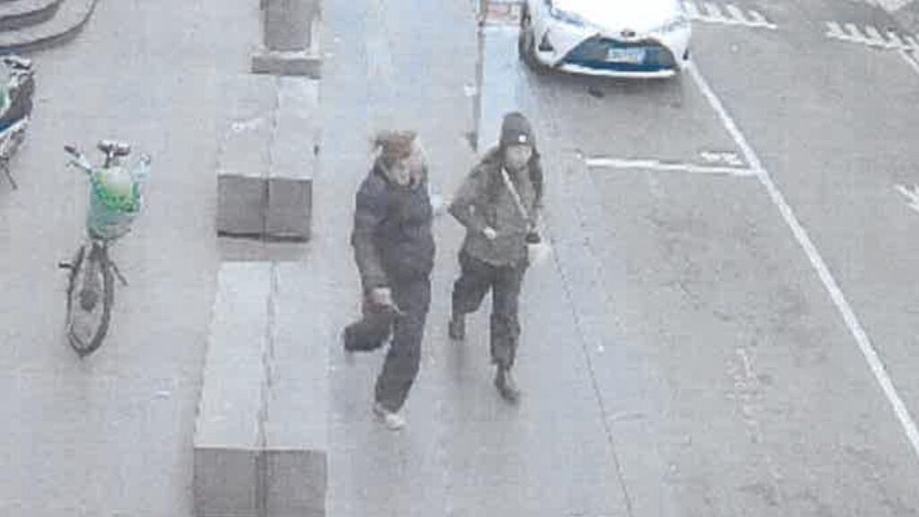 Lauren Darul is accused of stabbing a woman on a city footpath.
