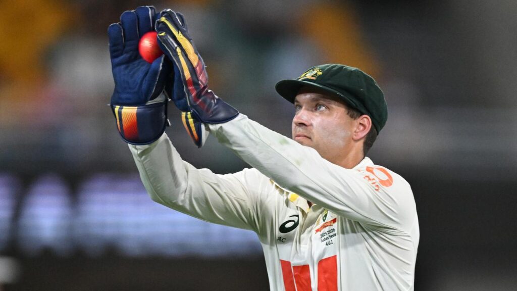 Australian keeper Alex Carey is downplaying his feats with the gloves amid widespread praise.
