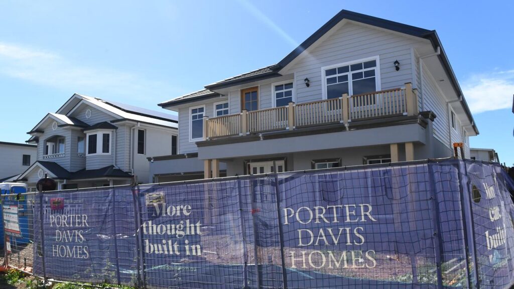 About 1700 properties in Victoria and Queensland were left in limbo when Porter Davis liquidated.
