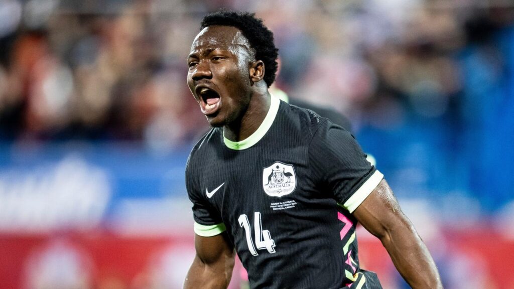 Nestory Irankunda, who scored for Australia in October, has stepped up for his club Watford.
