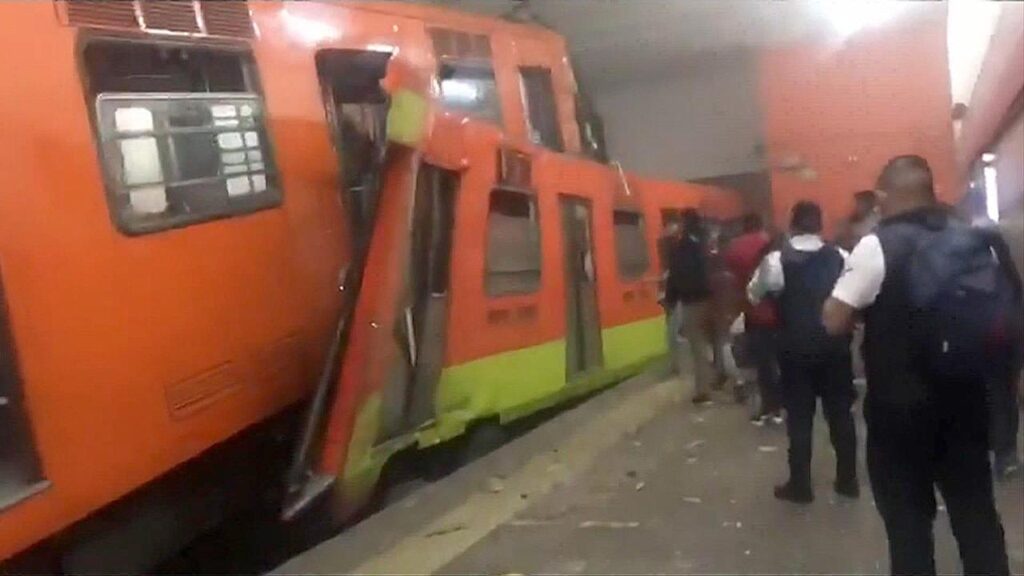 At least 13 passengers are dead and dozens are injured after a train derailed in Mexico (file pic).
