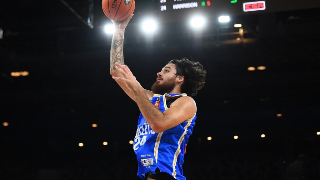 Tyrell Harrison played an outstanding game for the Bullets, but Melbourne United still prevailed.
