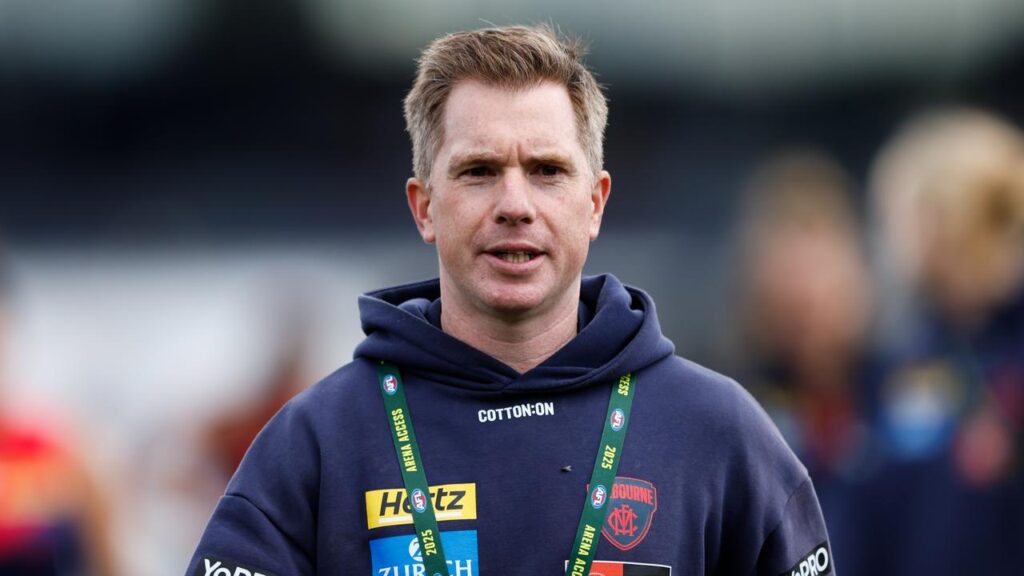 Mick Stinear will coach Geelong’s AFLW side in 2026 after a hugely successful stint with Melbourne.
