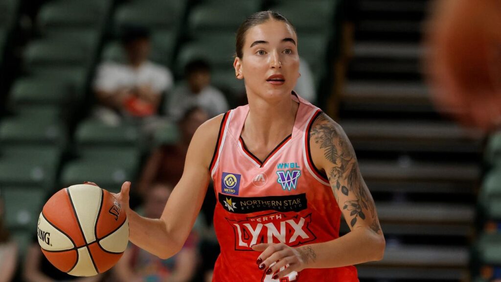 Anneli Maley is a key figure in Perth Lynx’s push toward the WNBL finals. 
