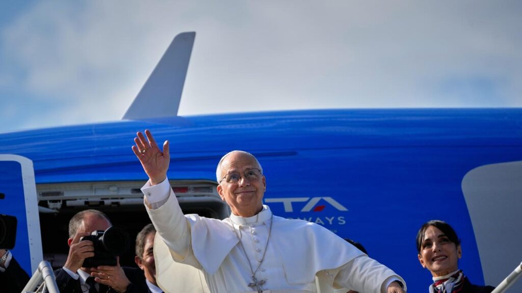 “We need to educate our hearts for peace,” Pope Leo XIV has said before leaving Lebanon.
