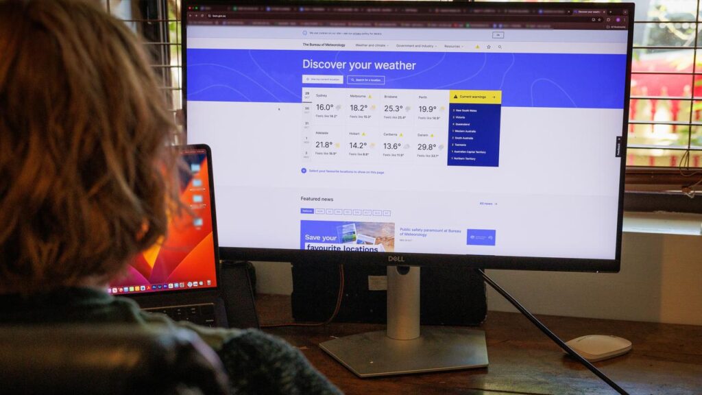 The weather bureau’s redesigned website is copping criticism over its cost and content changes.
