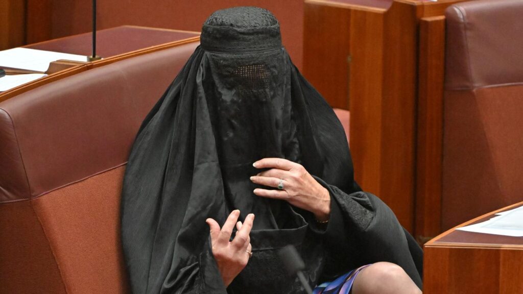 A One Nation senator has followed up leader Pauline Hanson’s burqa stunt with swipes at sharia law.
