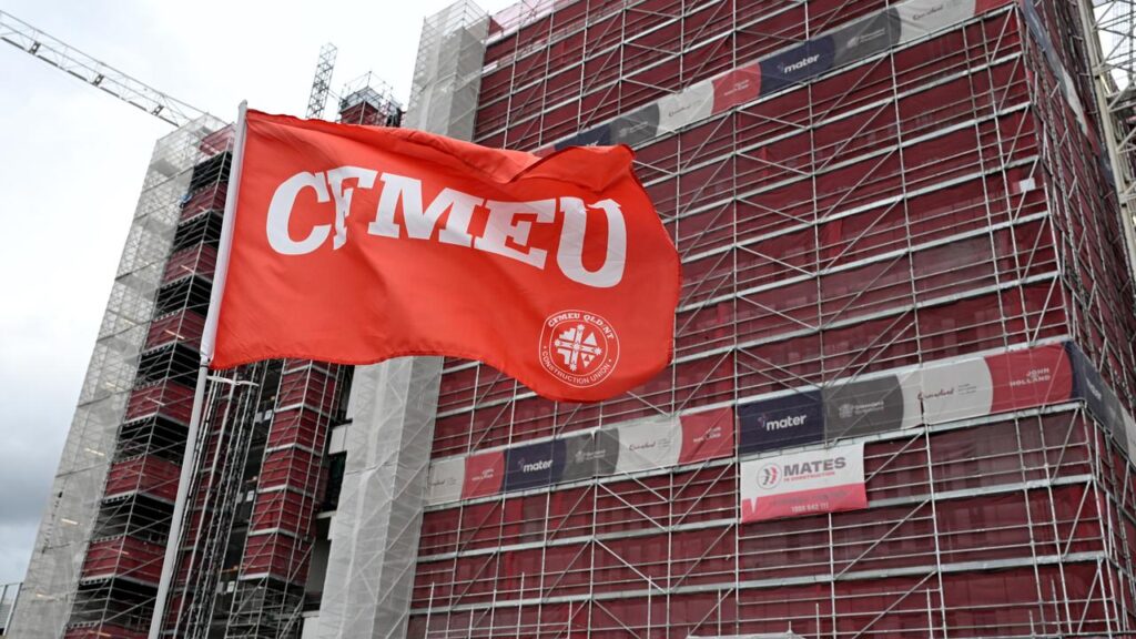 An agreement between police and an industrial office allowed the CFMEU into sites, an inquiry heard.
