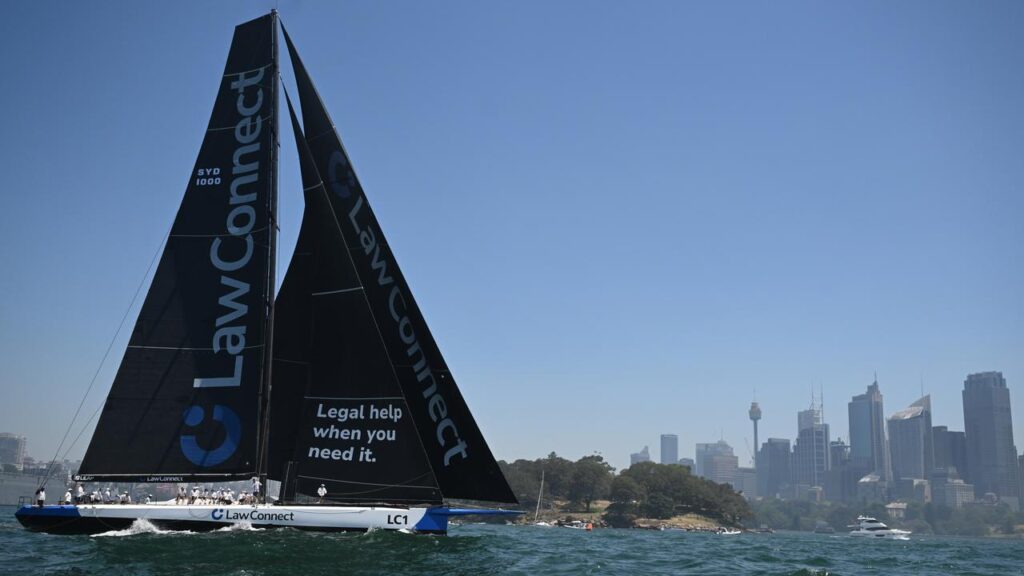 LawConnect tunes up for the Sydney to Hobart by taking second in the SOLAS Big Boat Challenge.
