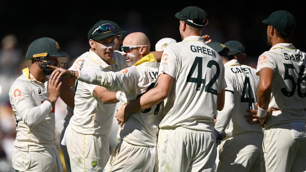It was Nathan Lyon’s time to shine as Australia closed in on retaining the Ashes in Adelaide.
