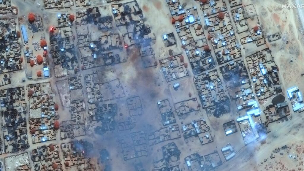 Some 1000 civilians were killed when Sudan’s RSF took over a Darfur displacement camp, the UN says.
