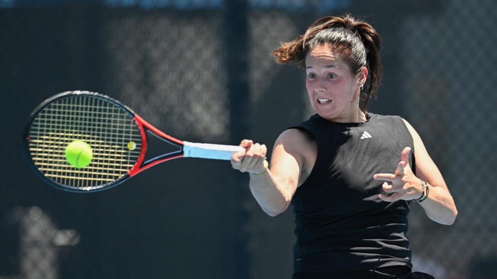 Daria Kasatkina is in a happy place and loving being an Australian in Australia.
