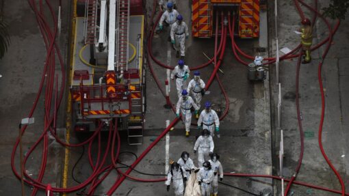 Police comb Hong Kong apartments after deadly inferno APTOPIX Hong Kong Fire