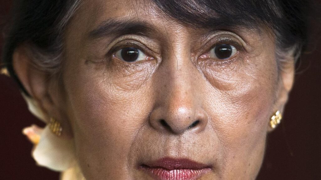 Aung San Suu Kyi has been held in detention since a coup in Myanmar in February 2021.
