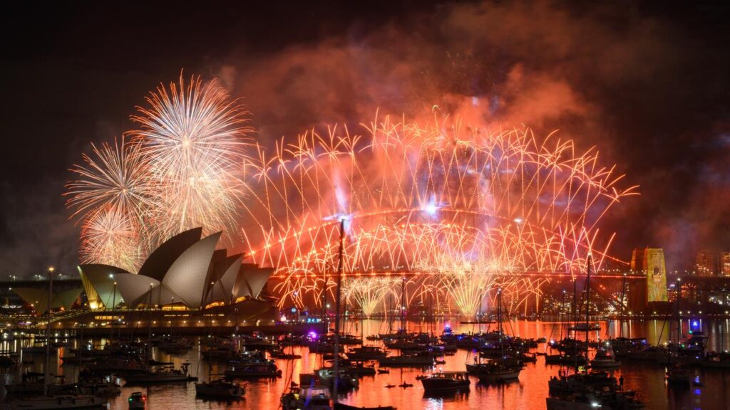 All eyes were on Sydney Harbour on New Year’s Eve for the annual fireworks spectacle.
