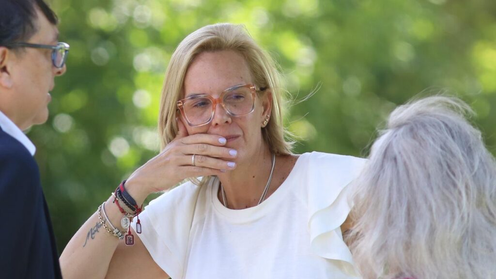 Mariana Gonzalez de Tudares says her husband Rafael Tudares has been released from prison.
