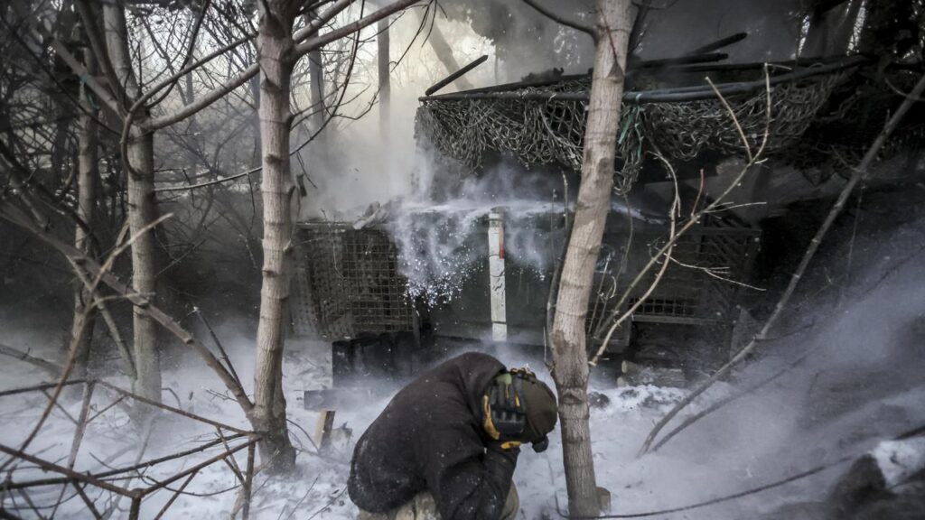 Ukrainian troops have been fending off Russian forces since their invasion in February 2022.
