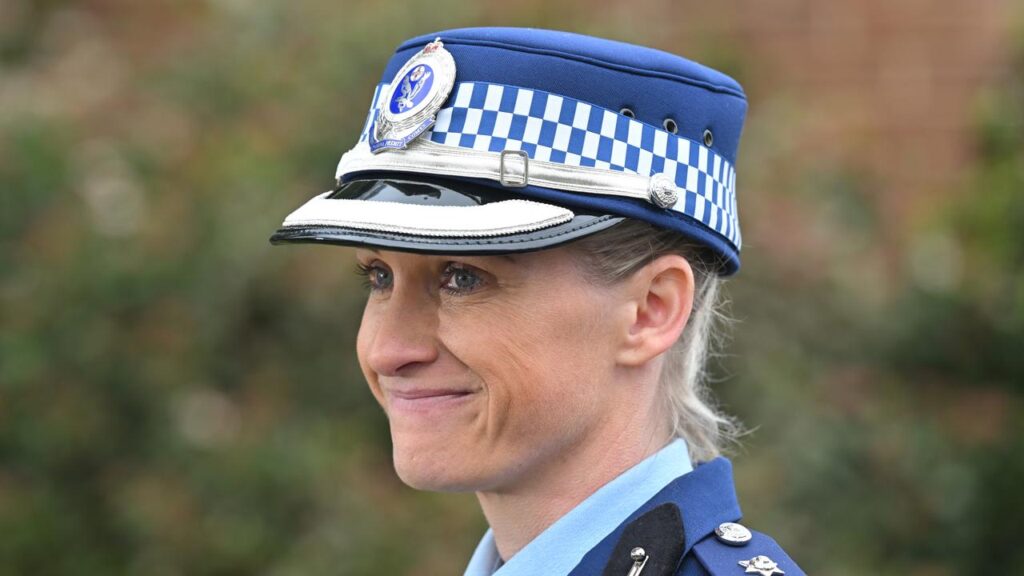 NSW Police Inspector Amy Scott has been diagnosed with a rare form of breast cancer. 
