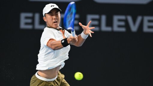Hijikata fires to fly flag in Brisbane TENNIS BRISBANE INTERNATIONAL