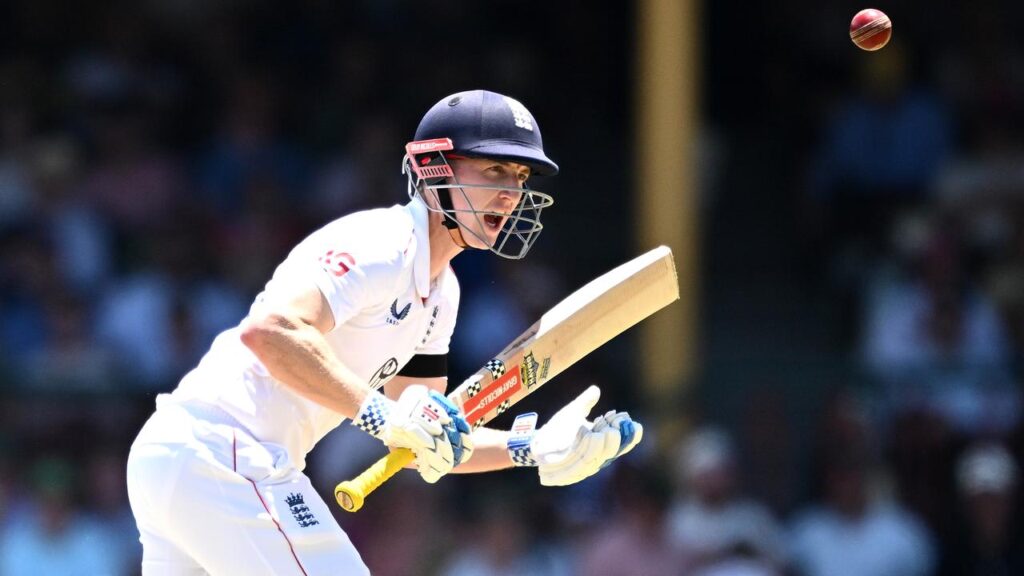 An unbeaten half-century by Harry Brook has helped  England to a great batting platform at the SCG.
