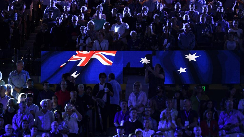 The NT government believes singing the national anthem will make school students proud Aussies.
