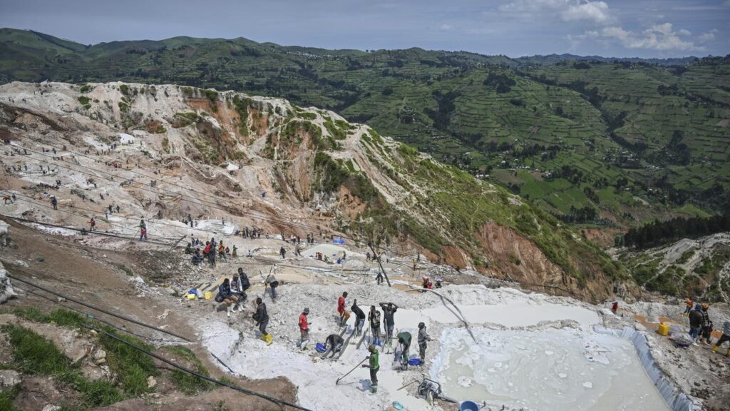 Landslides at a coltan mine in eastern Congo have killed at least 200 people.
